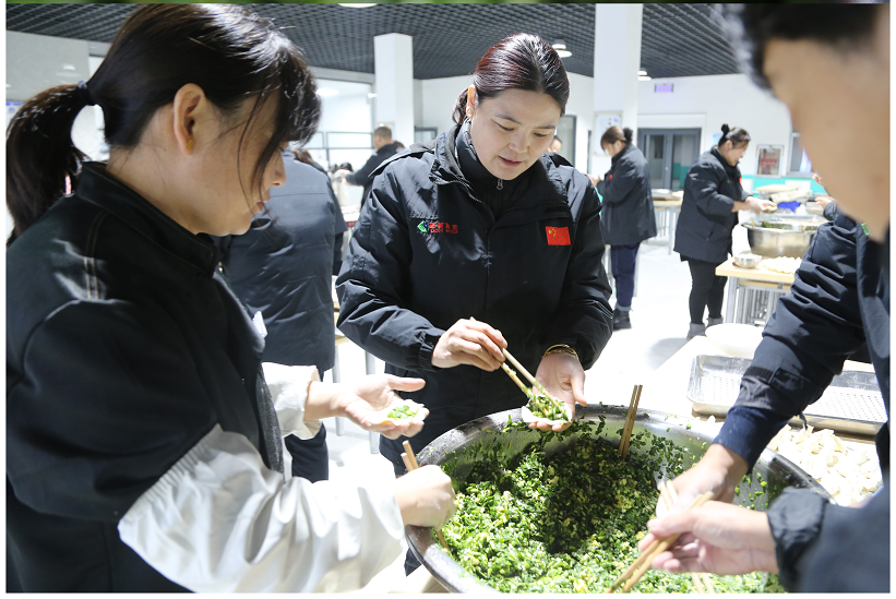 歲寒隆冬至，煮餃話團圓 ——藥都集團工會舉辦冬至日包餃子活動